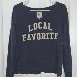 Navy Billabong crewneck